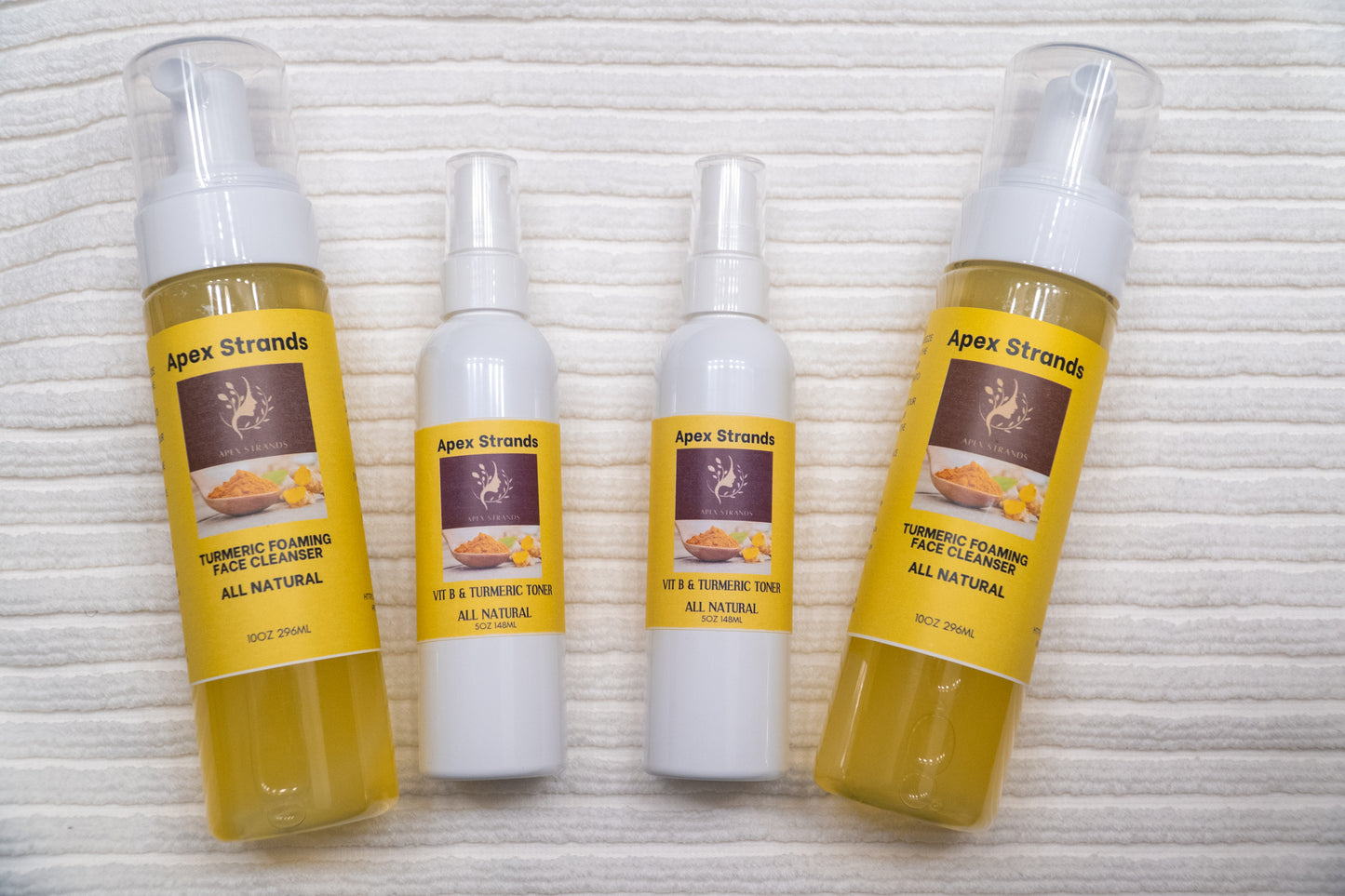 Turmeric Bundle: Scrub, Foam Wash, Toner
