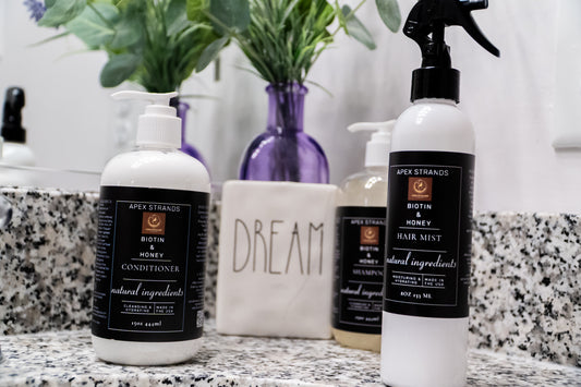 Biotin and Honey Bundle: Shampoo, Conditioner and Mist