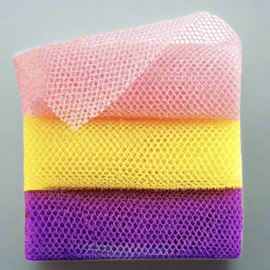 Soft African Net Long Shower Scrub
