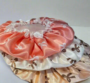 Kids Satin Double Layer Waterproof Showe Cap
