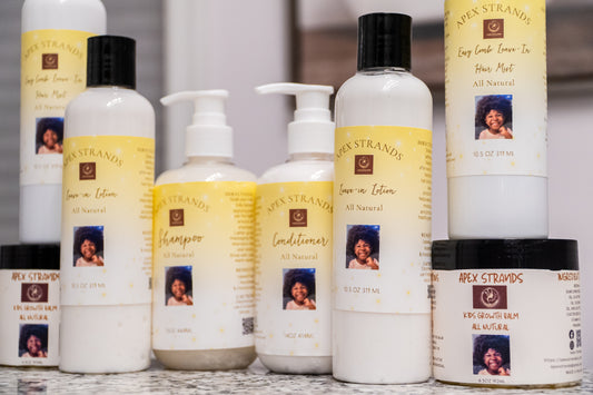 Kids Bundle: Shampoo, Conditioner, Leave-in-Lotion