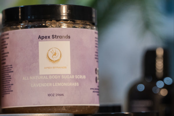Lavender Lemongrass Organic Sugar Scrub