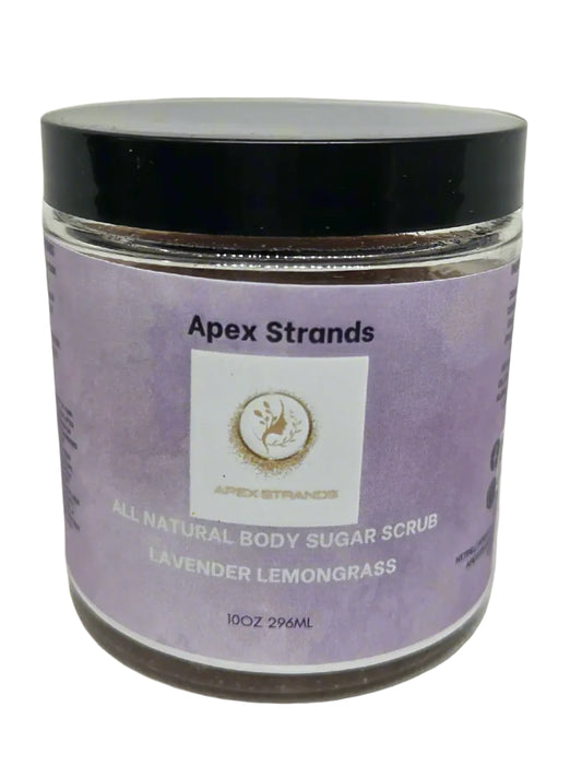 Lavender Lemongrass Organic Sugar Scrub